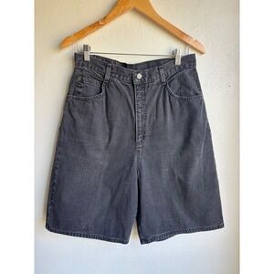 Hunt Club Vintage Men 31 Faded Black Denim Shorts Made in USA 90s 12T(fits 31x9)